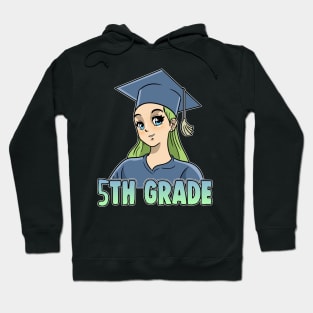 5th Grade Anime Otaku Kawaii Elementary School Hoodie